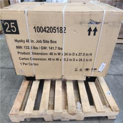 Phoenix NEW Husky Tool Storage 48 in. W Black Steel Job Site Toolbox (SEALED)