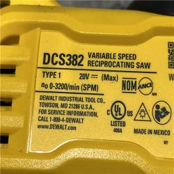 AS-IS DEWALT 20V MAX Cordless Brushless Reciprocating Saw (Tool Only)
