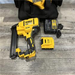 AS-IS DEWALT 20V MAX XR Lithium-Ion Cordless 18-Gauge Narrow Crown Stapler Kit