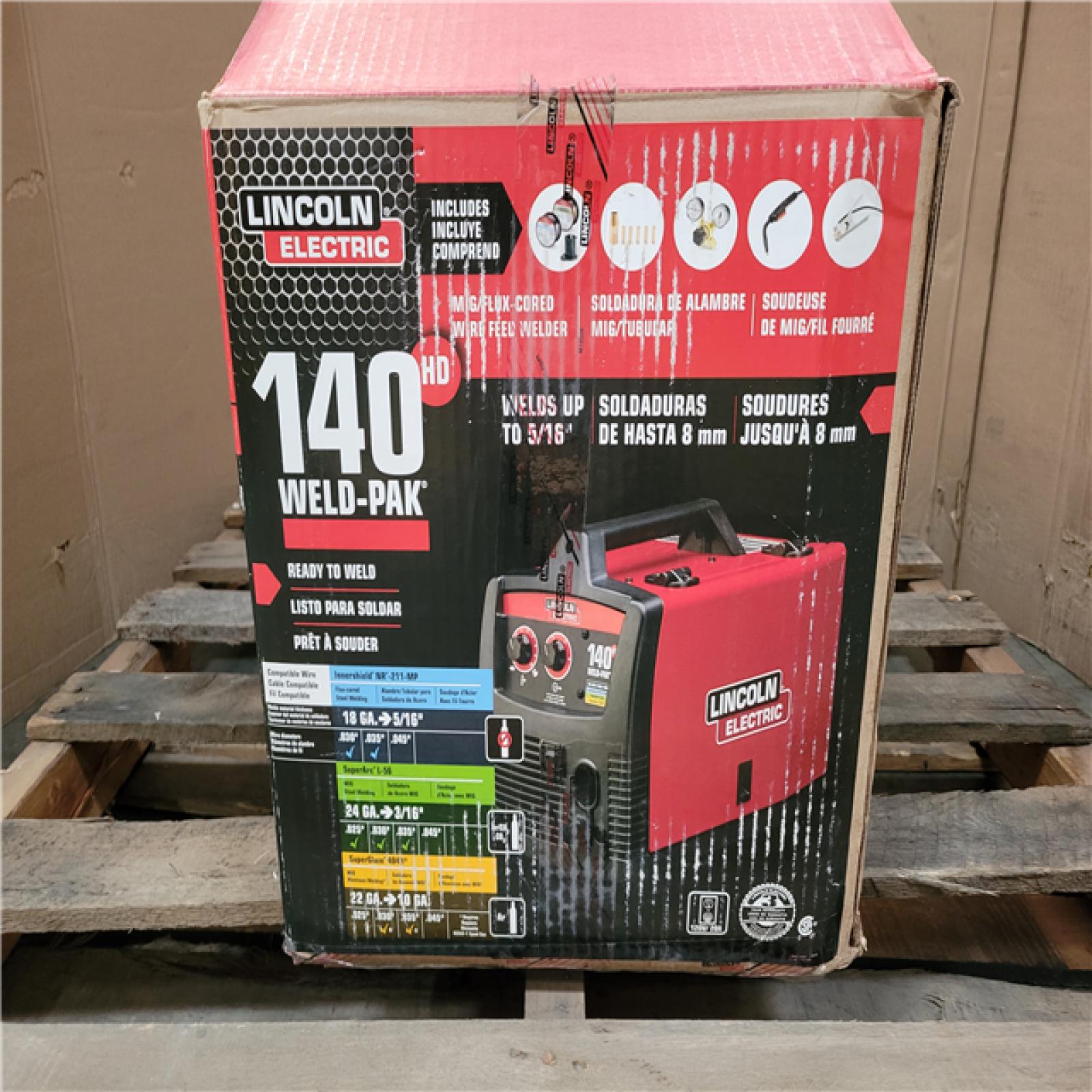 CALIFORNIA AS-IS LINCOLN ELECTRIC 140 WELD-PAK