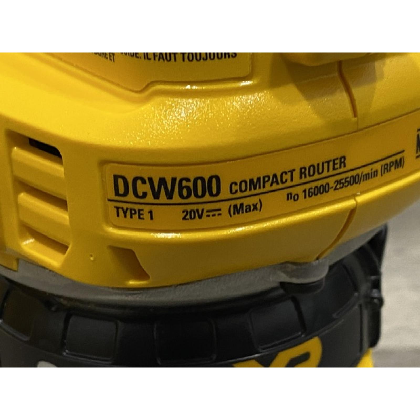 AS-IS DEWALT 20V MAX XR Cordless Brushless Fixed Base Compact Router (Tool Only)