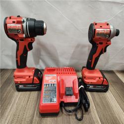 AS-IS- Milwaukee M18 Compact Brushless 2-Tool Combo Kit