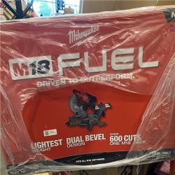 NEW Milwaukee 2733-20 M18 Fuel 7-1/4 Dual Bevel Sliding Compound Miter Saw, Tool Only