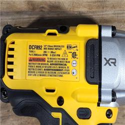 HOUSTON LOCATION - AS-IS DEWALT DCF892B 20V MAX XR Impact Wrench, 1/2 (TOOL ONLY)