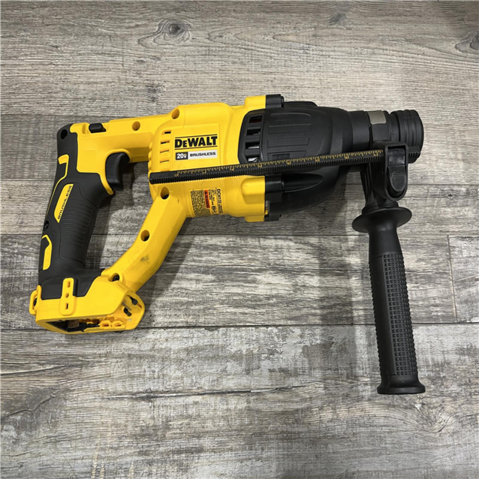 AS-IS DEWALT 20V MAX Cordless Brushless 1 in. SDS Plus D-Handle Concrete and Masonry Rotary Hammer (Tool Only)
