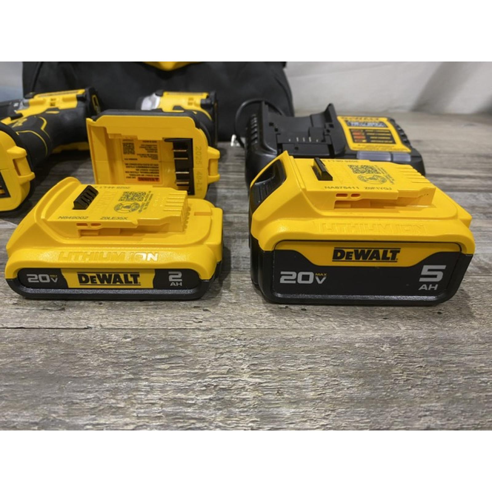 AS-IS DEWALT ATOMIC 20V MAX Lithium-Ion Cordless 2-Tool Combo Kit