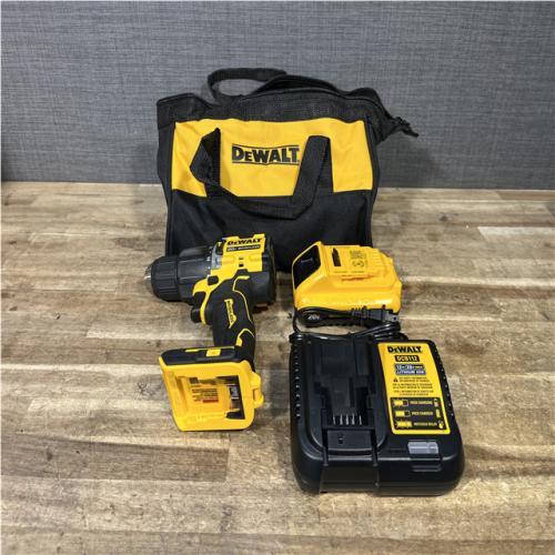 Houston Location AS-IS DEWALT ATOMIC 20V Cordless 1/2 in. Compact Hammer Drill Kit