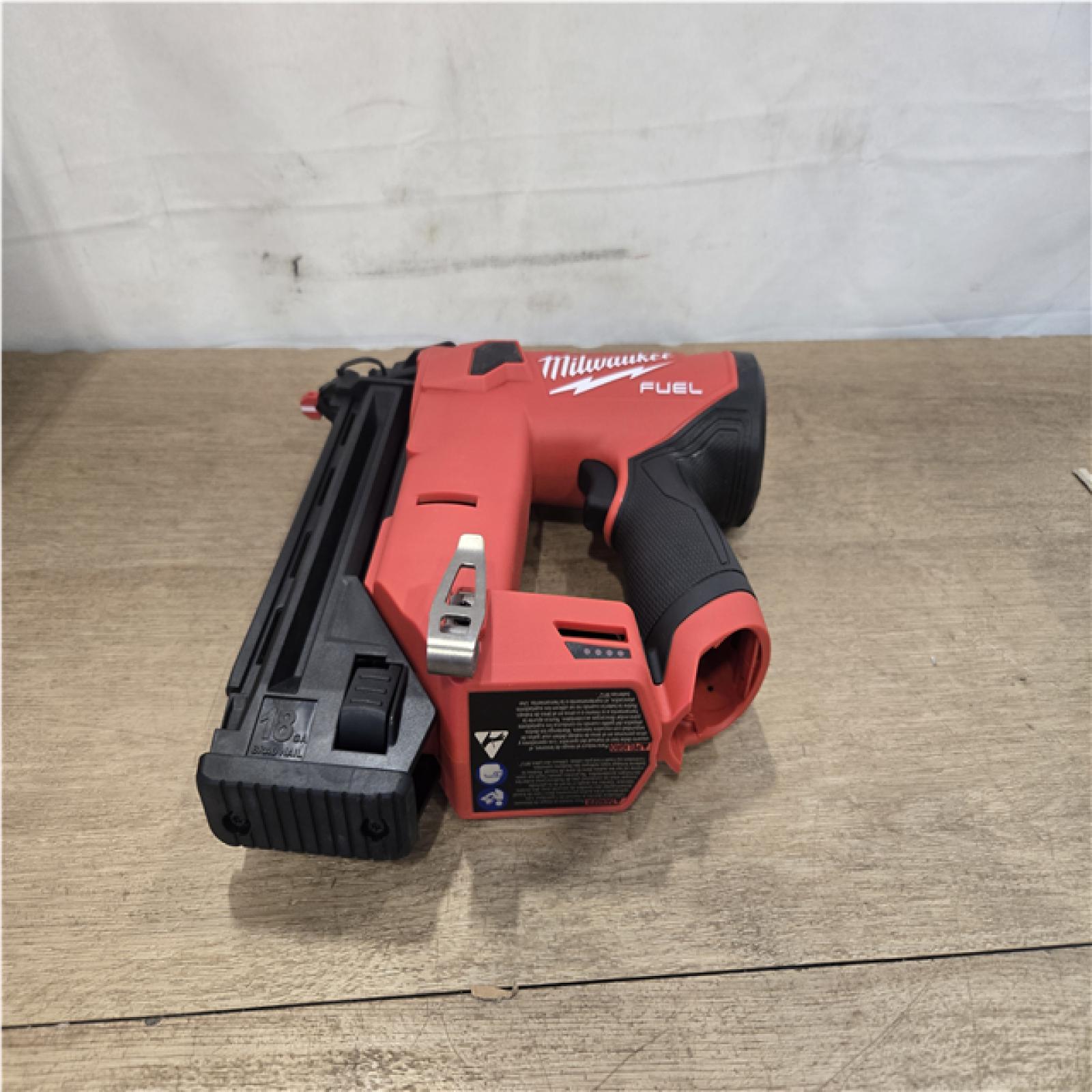 AS-IS Milwaukee FUEL 12-Volt Lithium-Ion Brushless Cordless 18-Gauge 1-1/2 in. Compact Brad Nailer (Tool Only)