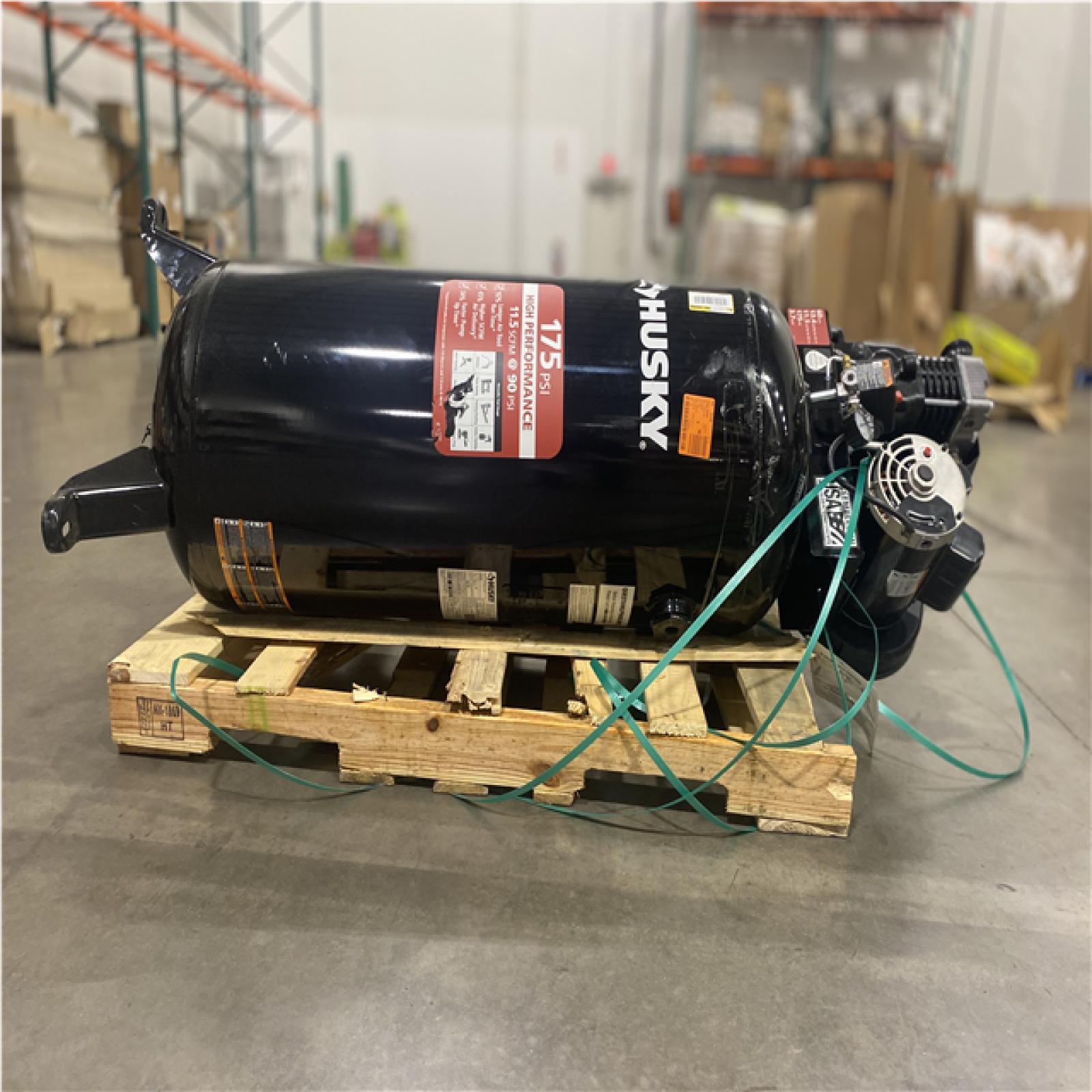 Dallas Location - As-Is Husky C603H Stationary Electric Air Compressor