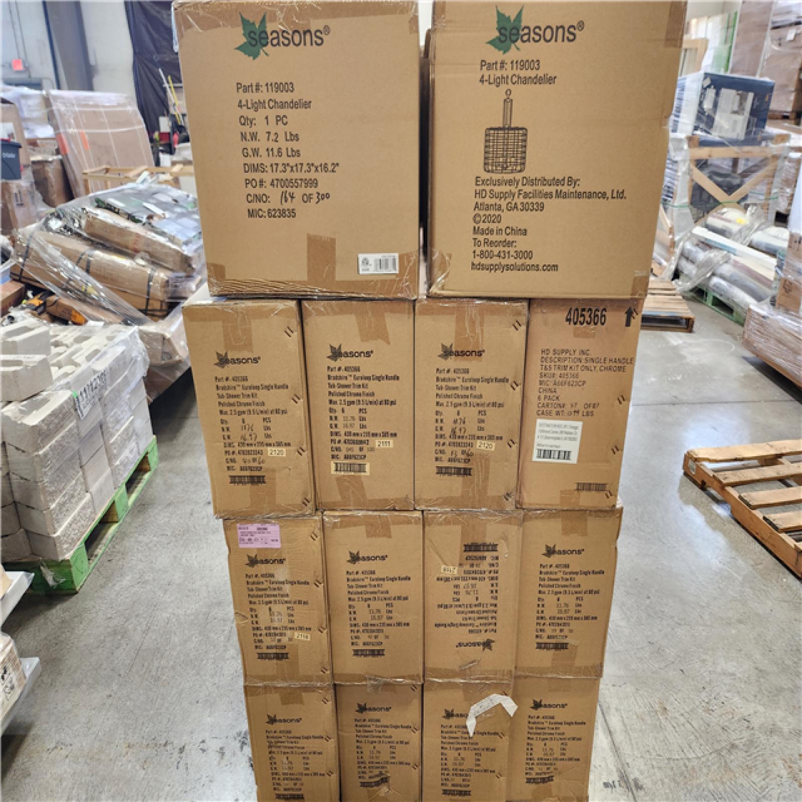 Phoenix Location NEW Mixed Seasons Home Improvement Pallet