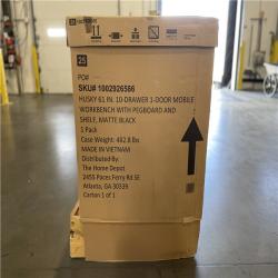 DALLAS LOCATION - AS-IS HUSKY 61IN 10 DRAWER WORKBENCH MATTE BLACK
