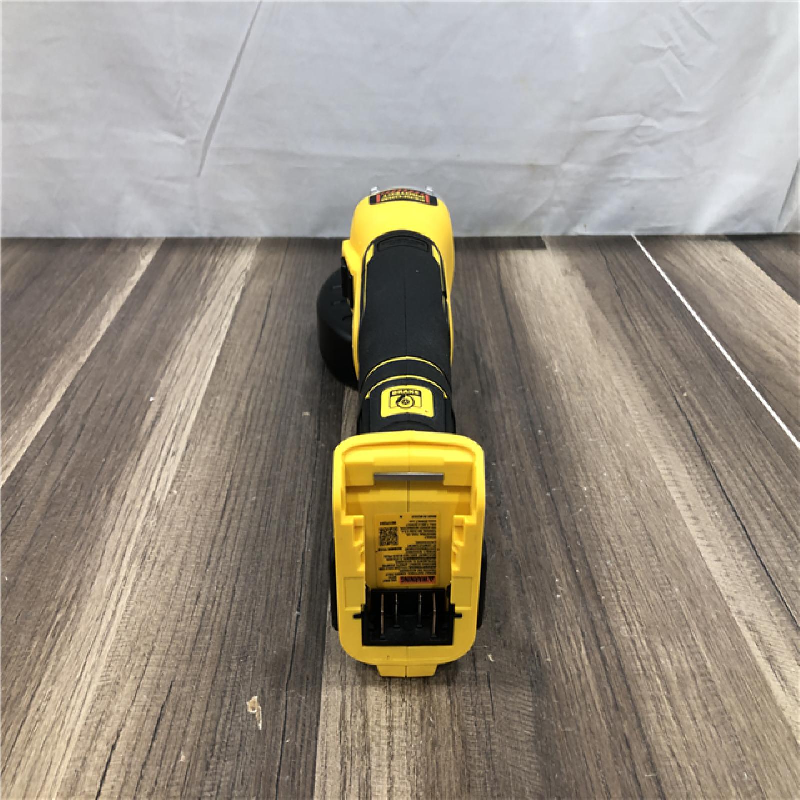 AS-IS DEWALT 20V MAX XR Cordless Brushless 4.5 in. Slide Switch Small Angle Grinder with Kickback Brake (Tool Only)