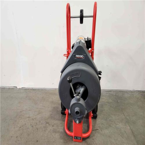 Phoenix Location NEW RIDGID K-750 Drain Cleaning Snake Auger Drum Machine with Autofeed and 3/4 in. Pigtail 41977