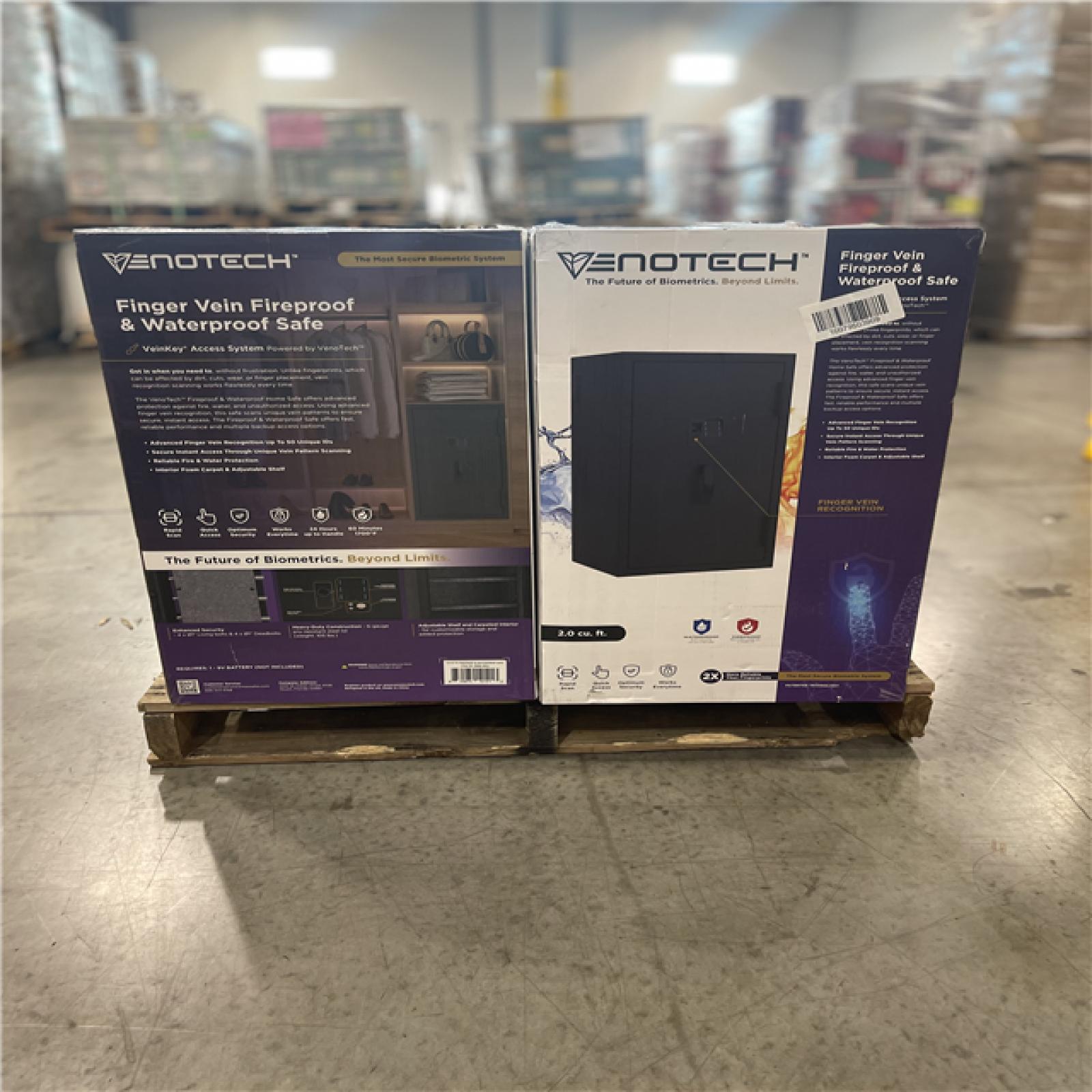 DALLAS LOCATION - MAXSafes 2.0 cu. ft. Fireproof and Waterproof Safe with Electronic Digital Key Pad Access in Black PALLET-(5 UNITS)