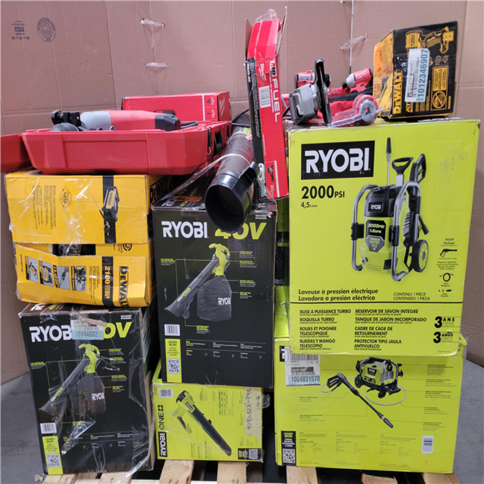 CALIFORNIA AS-IS TOOL PALLET