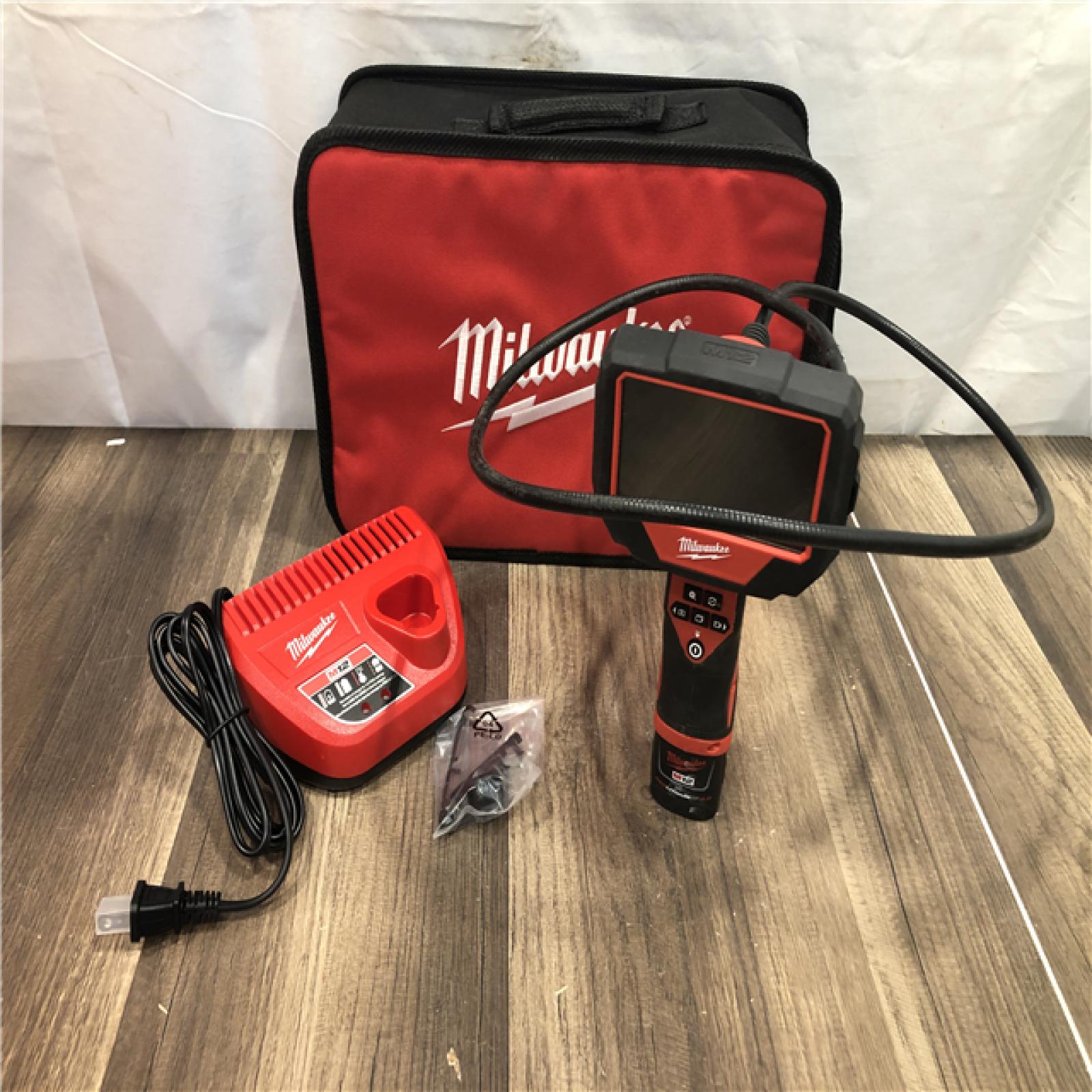 AS-IS Milwaukee 12V Lithium-Ion Cordless M-SPECTOR 360-Degree 4 ft. Inspection Camera Kit