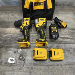 LIKE NEW - DEWALT 20V MAX Lithium-Ion Cordless 2-Tool Combo Kit