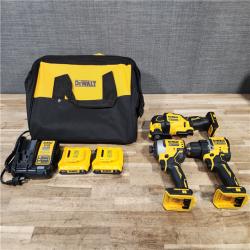HOUSTON LOCATION - AS-IS DEWALT ATOMIC 20-Volt Lithium-Ion Cordless Brushless (3-Tool) Combo Kit