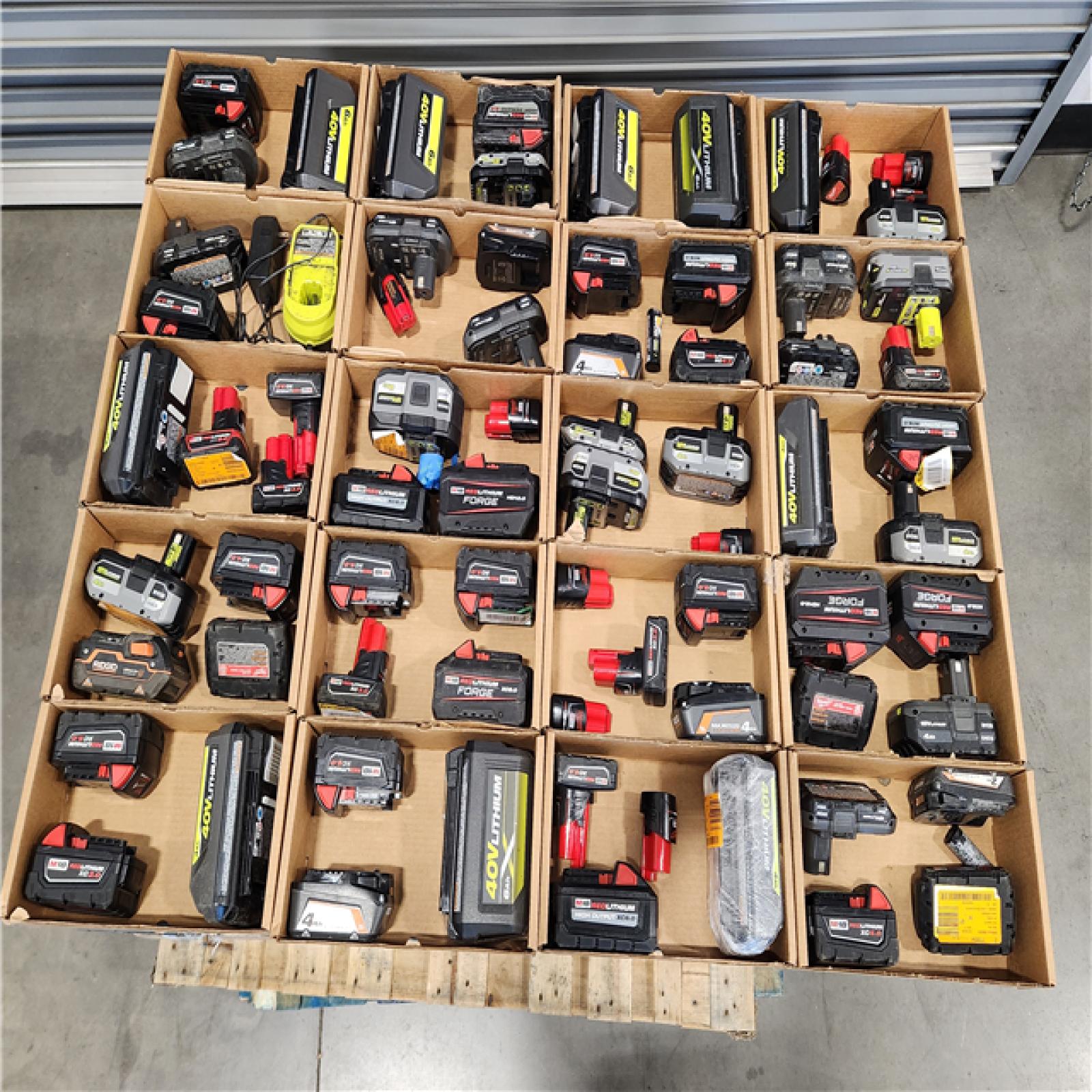 DALLAS LOCATION - AS-IS BATTERY PALLET