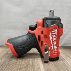 AS-IS- Milwaukee M12 FUEL 12V Lithium-Ion Brushless Cordless Stubby 1/2 in. Impact Wrench (Tool-Only)