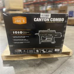 DALLAS LOCATION- NEW! OKLAHOMA JOE'S Canyon Combo Dual Fuel 3-Burner Propane Gas and Charcoal Smoker and Grill