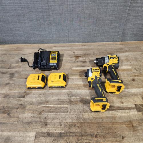 HOUSTON LOCATION - AS-IS DEWALT 2 TOOL COMBO KIT W/ (2) BATTERY & CHARGER