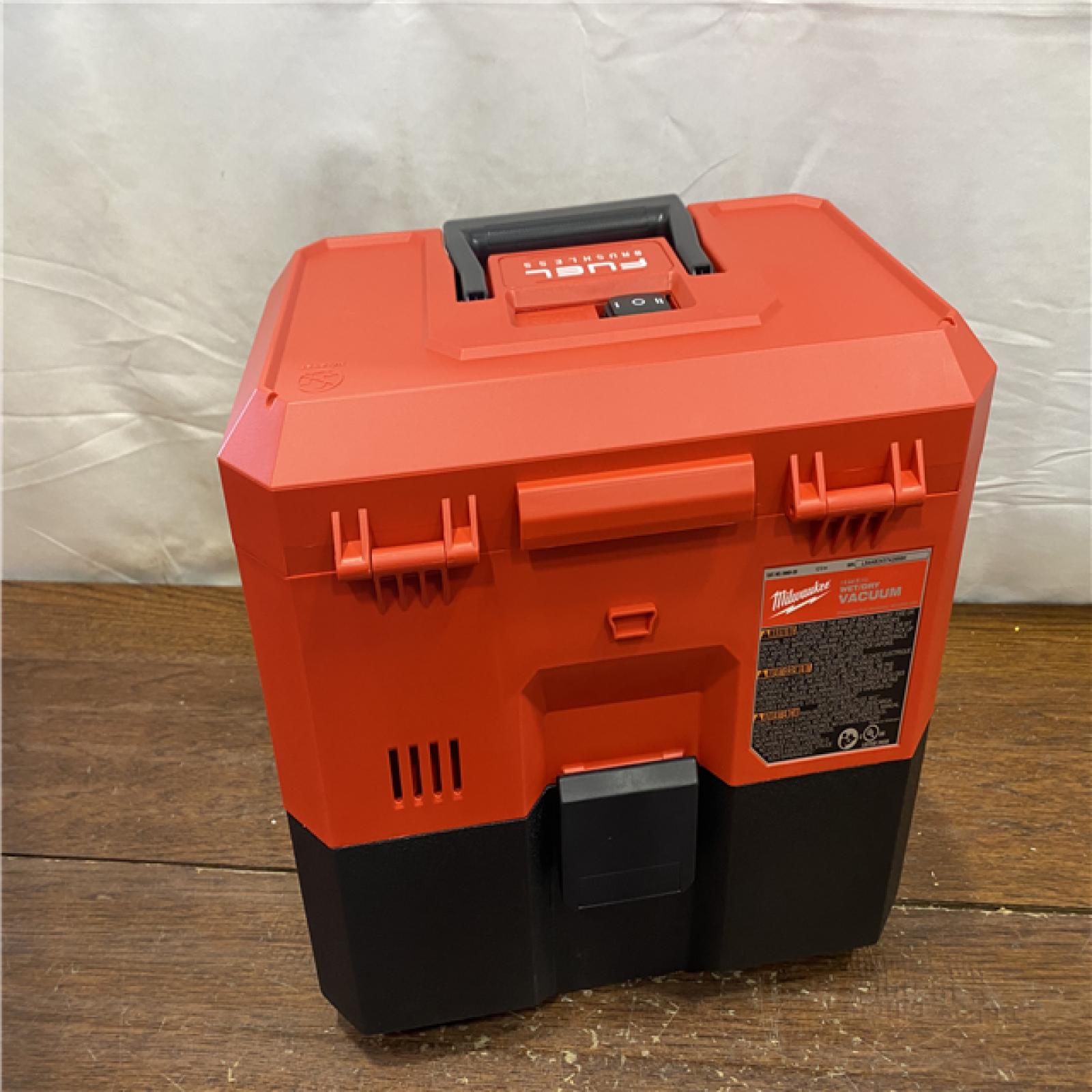 AS-IS Milwaukee M12 FUEL 12-Volt Lithium-Ion Brushless Cordless 1.6 Gal. Wet/Dry Vacuum (Tool-Only)