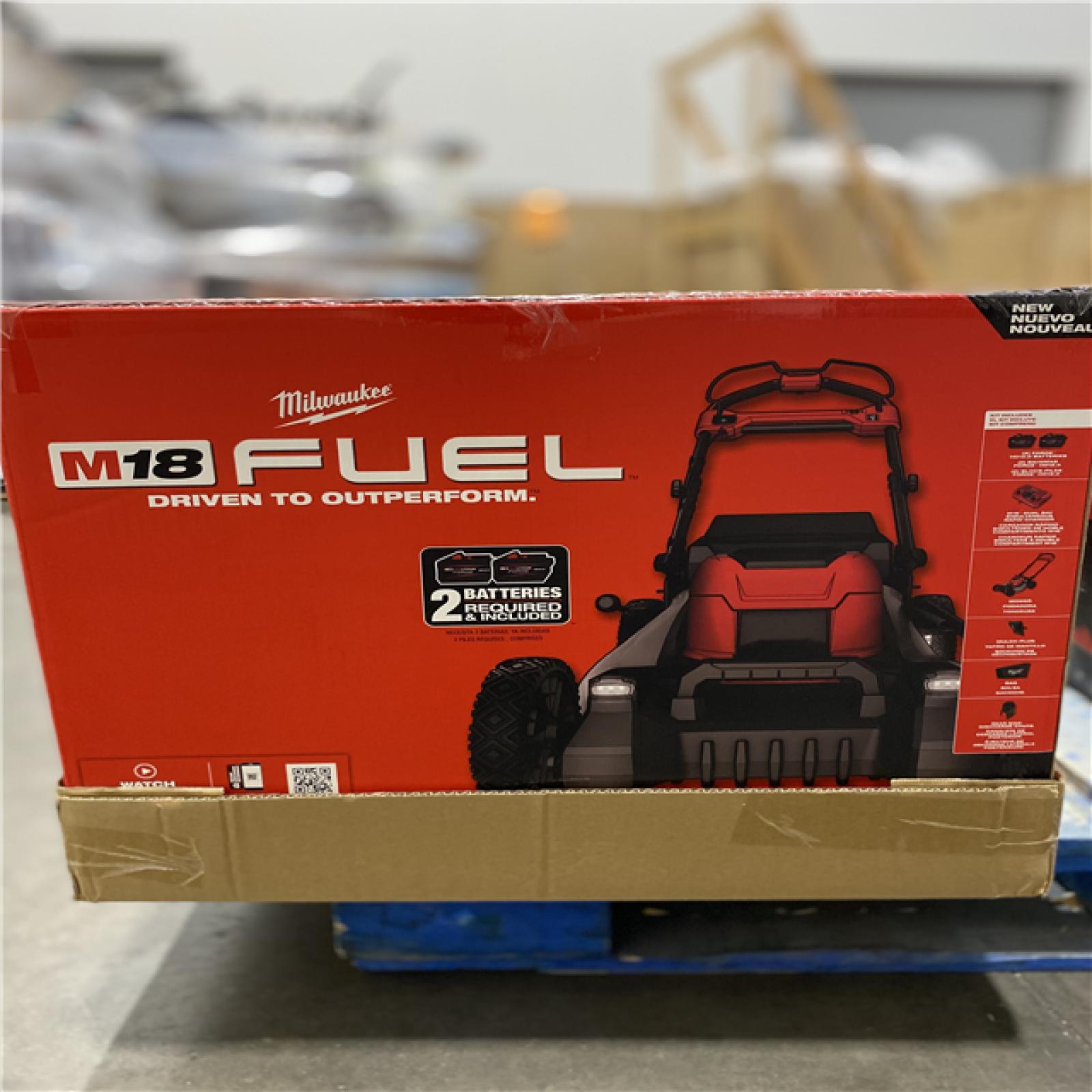 NEW- Milwaukee 18 FUEL Brushless Cordless 21 in. Walk Behind Dual Battery Self-Propelled Mower Kit