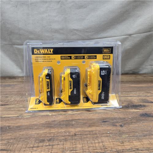 NEW DEWALT 20V MAX Battery Lithium Ion 3 Pack - DCB346-3
