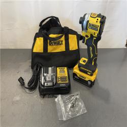 AS-IS - DEWALT ATOMIC 20V MAX Lithium-Ion Cordless 1/4 in. Brushless Impact Driver Kit