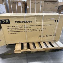 DALLAS LOCATION- AS-IS HUSKY Heavy-Duty 52 in. W x 20 in. D 9-Drawer Rolling Tool Cabinet