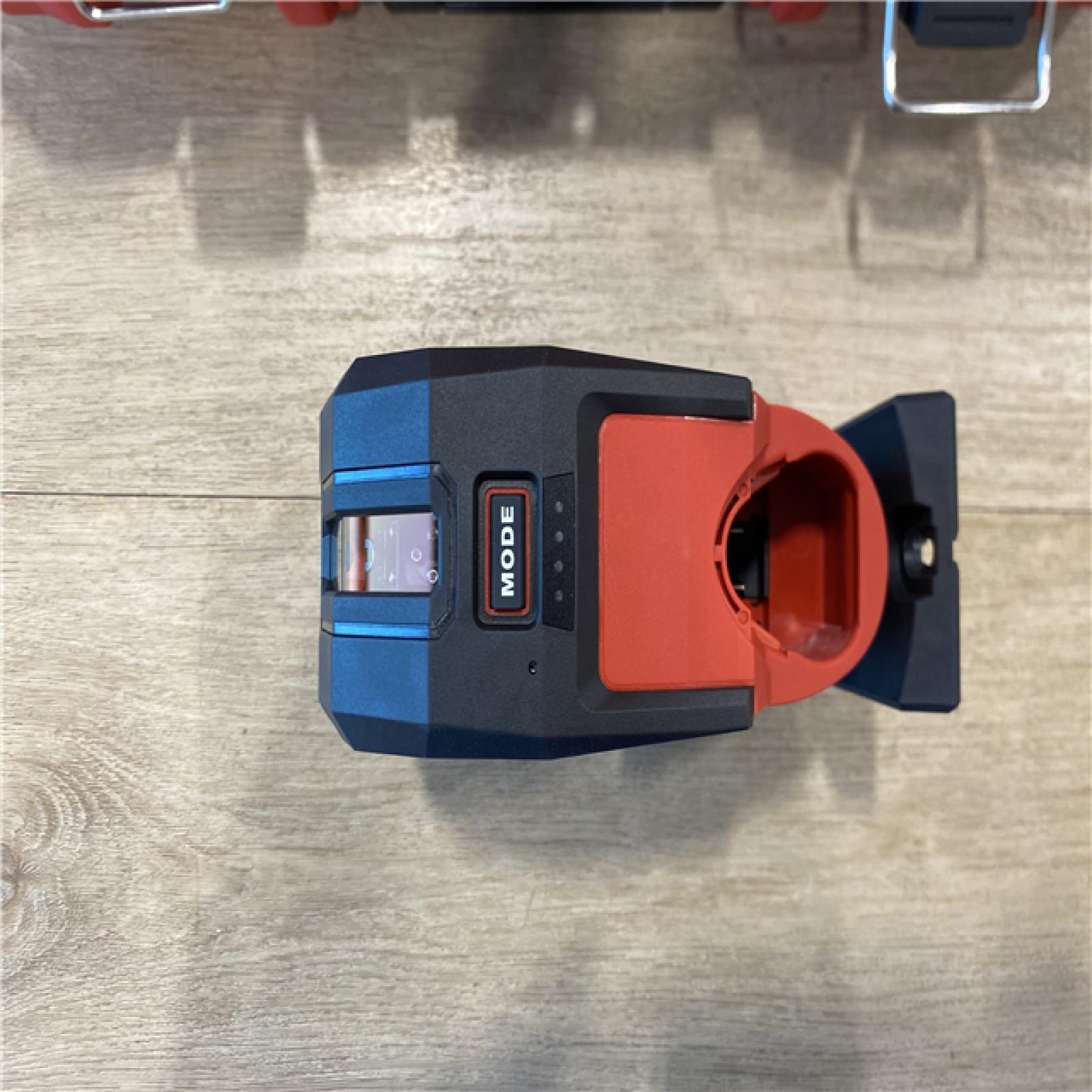 AS-IS Milwaukee 3624-20 12V M12 Lithium-Ion Cordless Green Beam Cross Line & 4-Points Laser