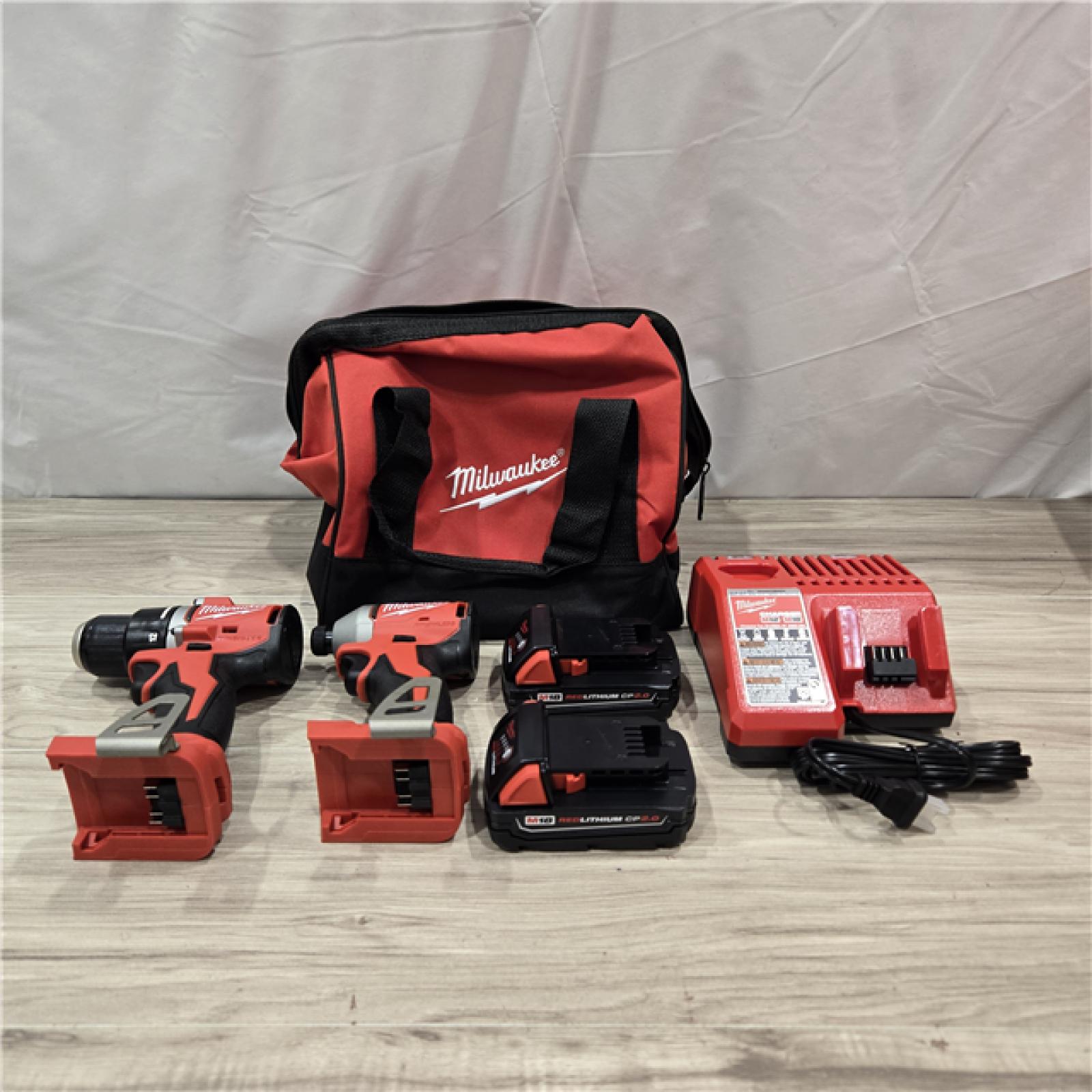 AS-IS Milwaukee M18 Compact 2-Tool Combo Kit