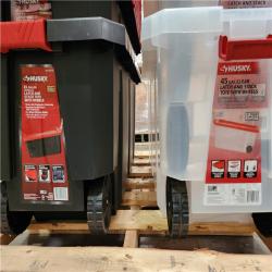 Phoenix AS-IS Mixed Plastic Storage Totes Pallet (14 Totes)