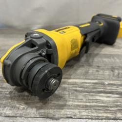 AS-IS DEWALT 20V MAX Cordless Brushless 4.5 - 5 in. Paddle Switch Angle Grinder with FLEXVOLT ADVANTAGE (Tool Only)