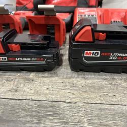 AS-IS Milwaukee 18-Volt Lithium-Ion Brushless Cordless Compact Hammer Drill/Impact Combo Kit