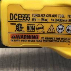 AS-IS DEWALT XR 20V Lithium-Ion Cordless Rotary Drywall Cut-Out Tool (Tool Only)