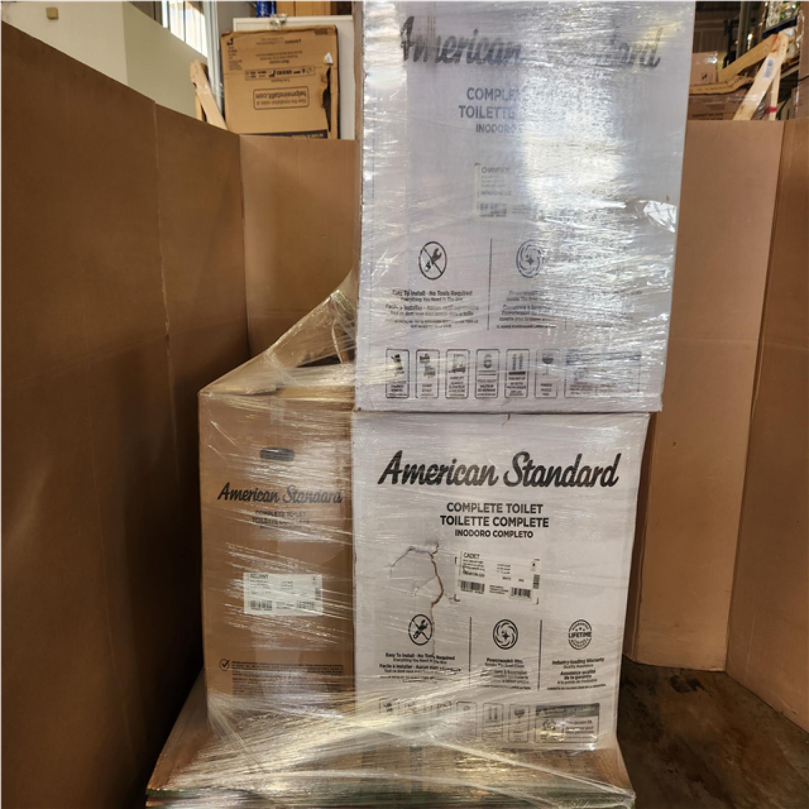 Phoenix AS-IS Mixed American Standard Toilet Pallet (5 Toilets)