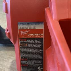 AS-IS Milwaukee FUEL 16 in. 18V Lithium-Ion Brushless Battery Chainsaw (Tool-Only)