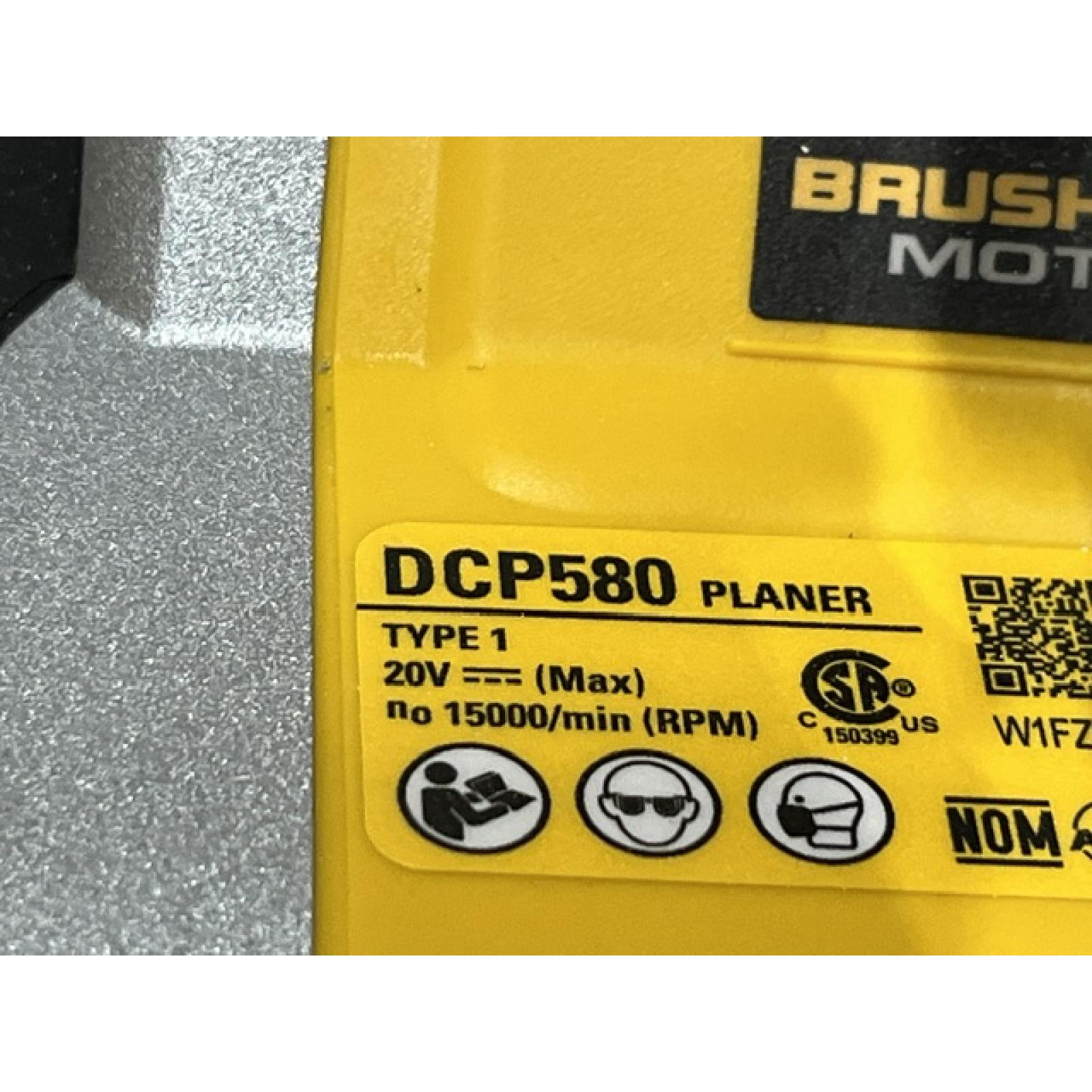 AS-IS DEWALT 20V MAX XR Cordless Brushless 3-1/4 in. Planer (Tool Only)