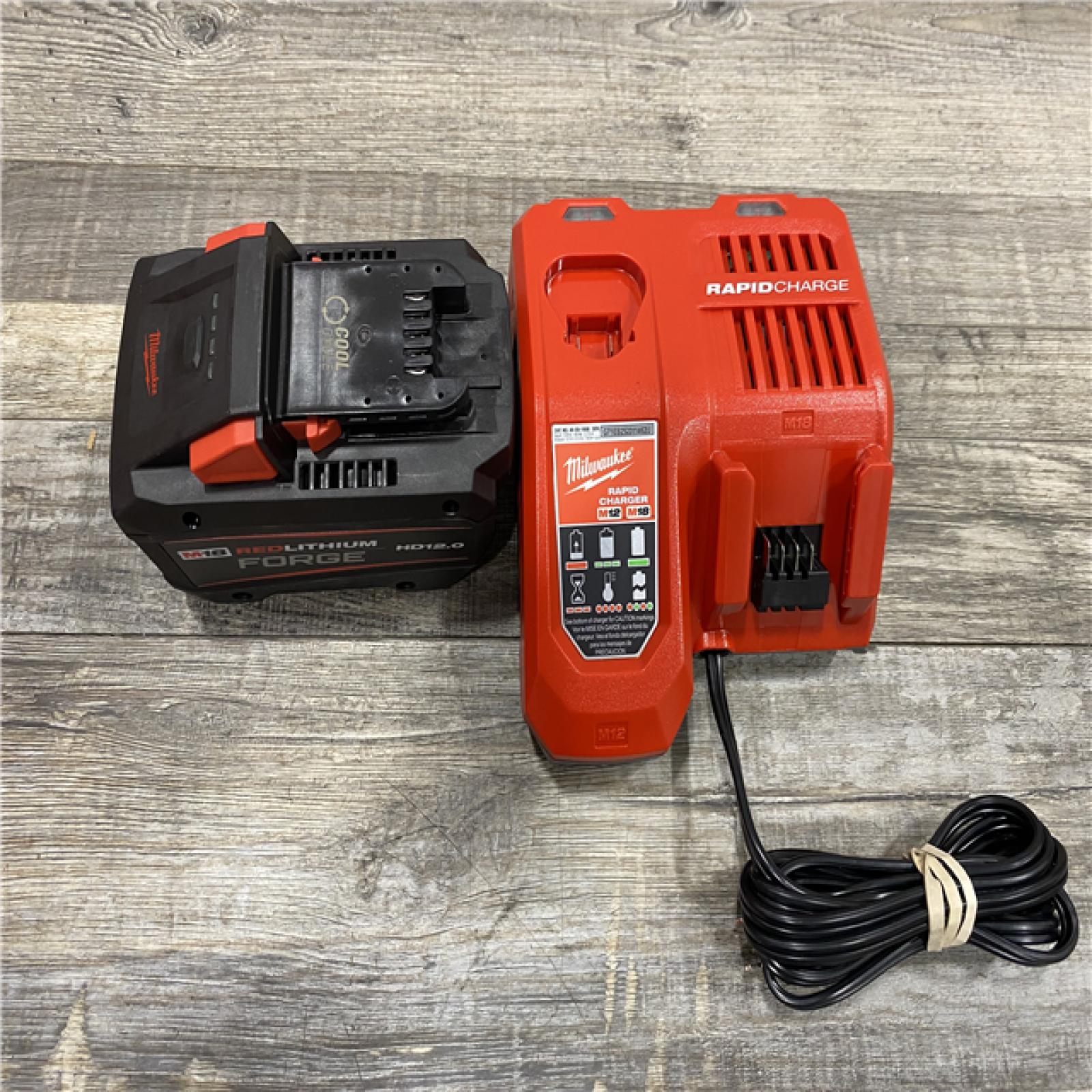 AS-IS Milwaukee 18-Volt Lithium-Ion REDLITHIUM FORGE Starter Kit