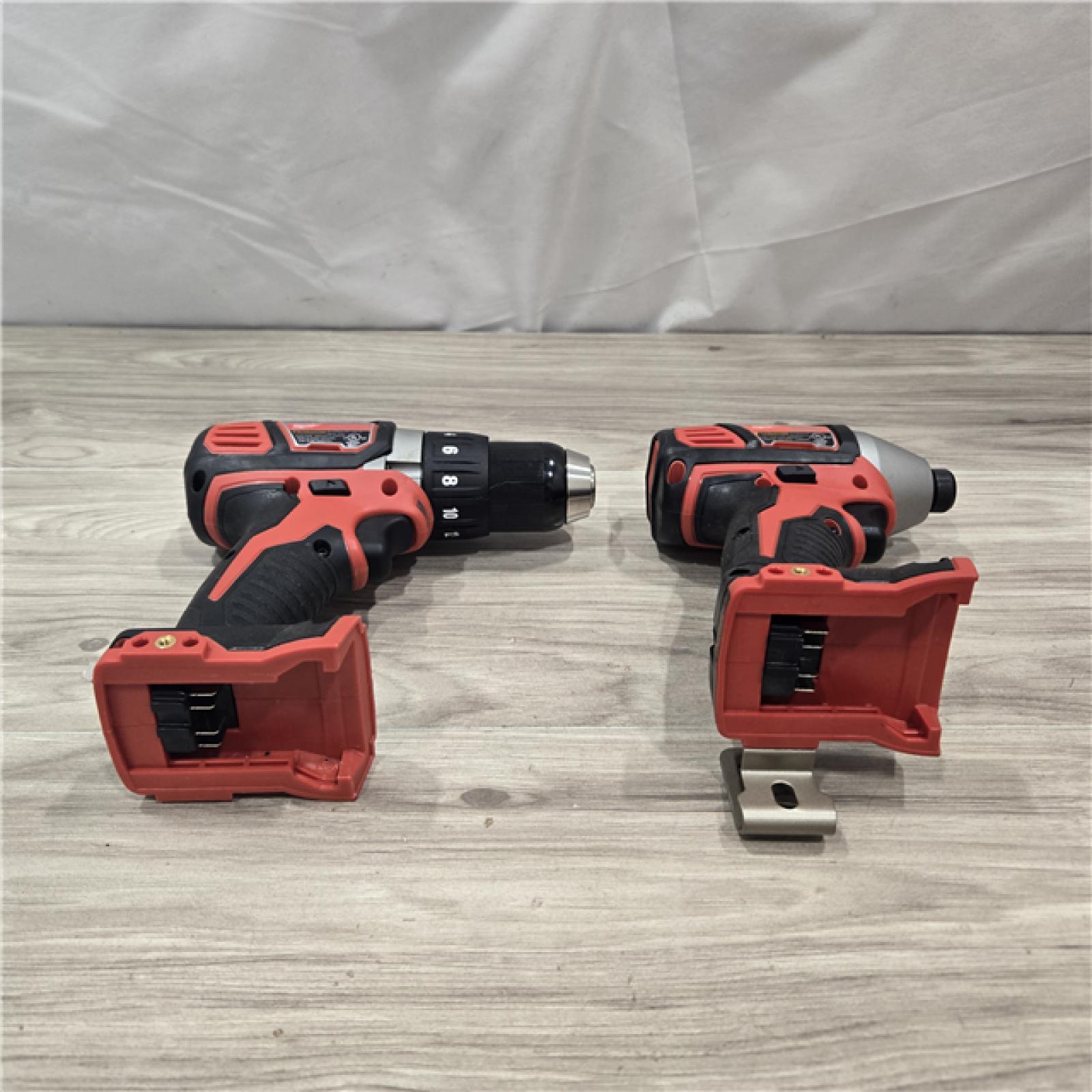 AS-IS Milwaukee 18V Cordless 2-Tool Drill/Driver and Impact Driver Kit