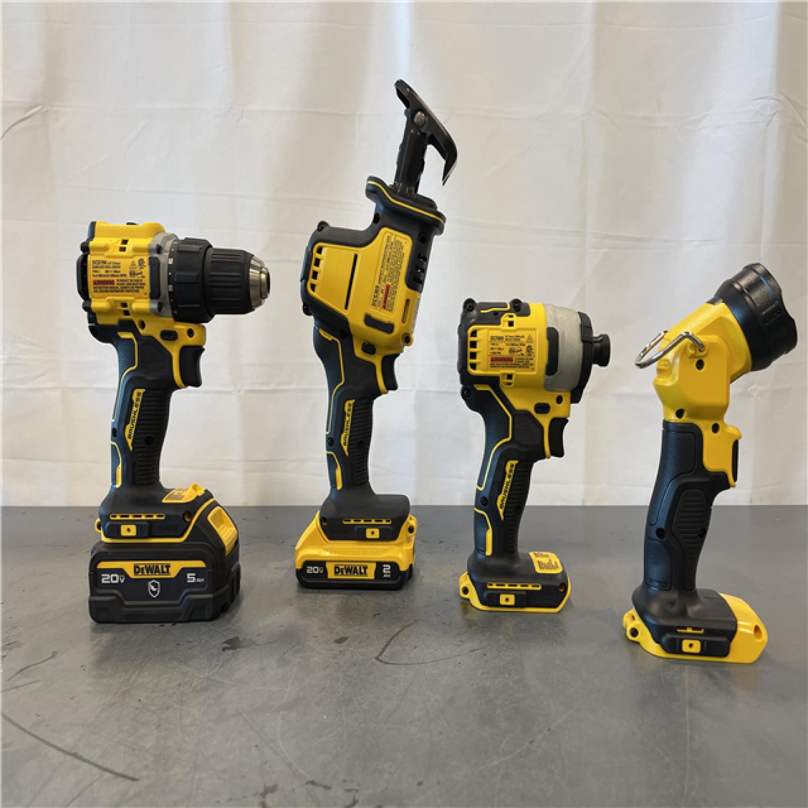 AS-IS - DEWALT 20-Volt MAX Lithium-Ion Cordless 6-Tool Combo Kit