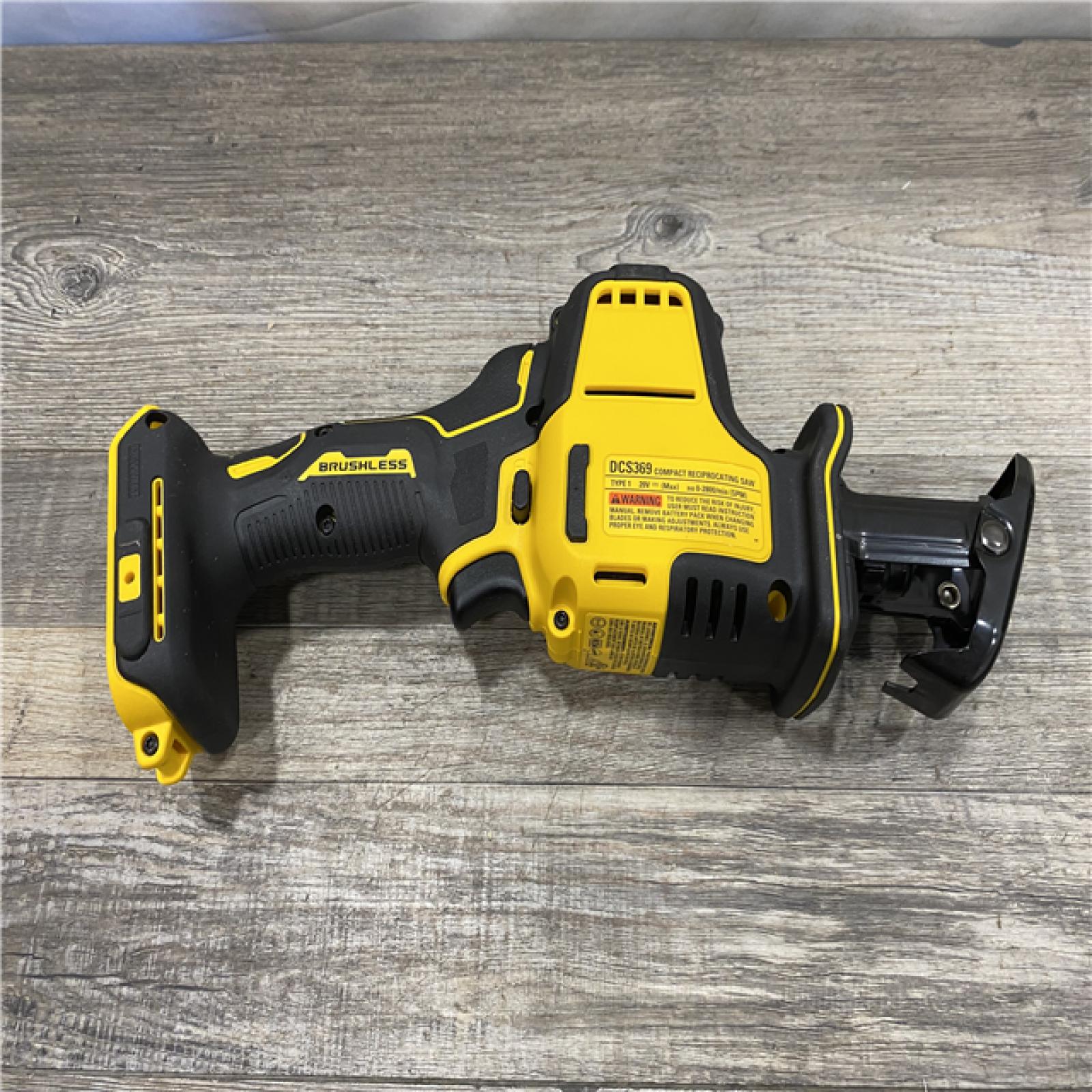 AS-IS DEWALT ATOMIC 20V MAX Cordless Brushless Compact Reciprocating Saw (Tool Only)