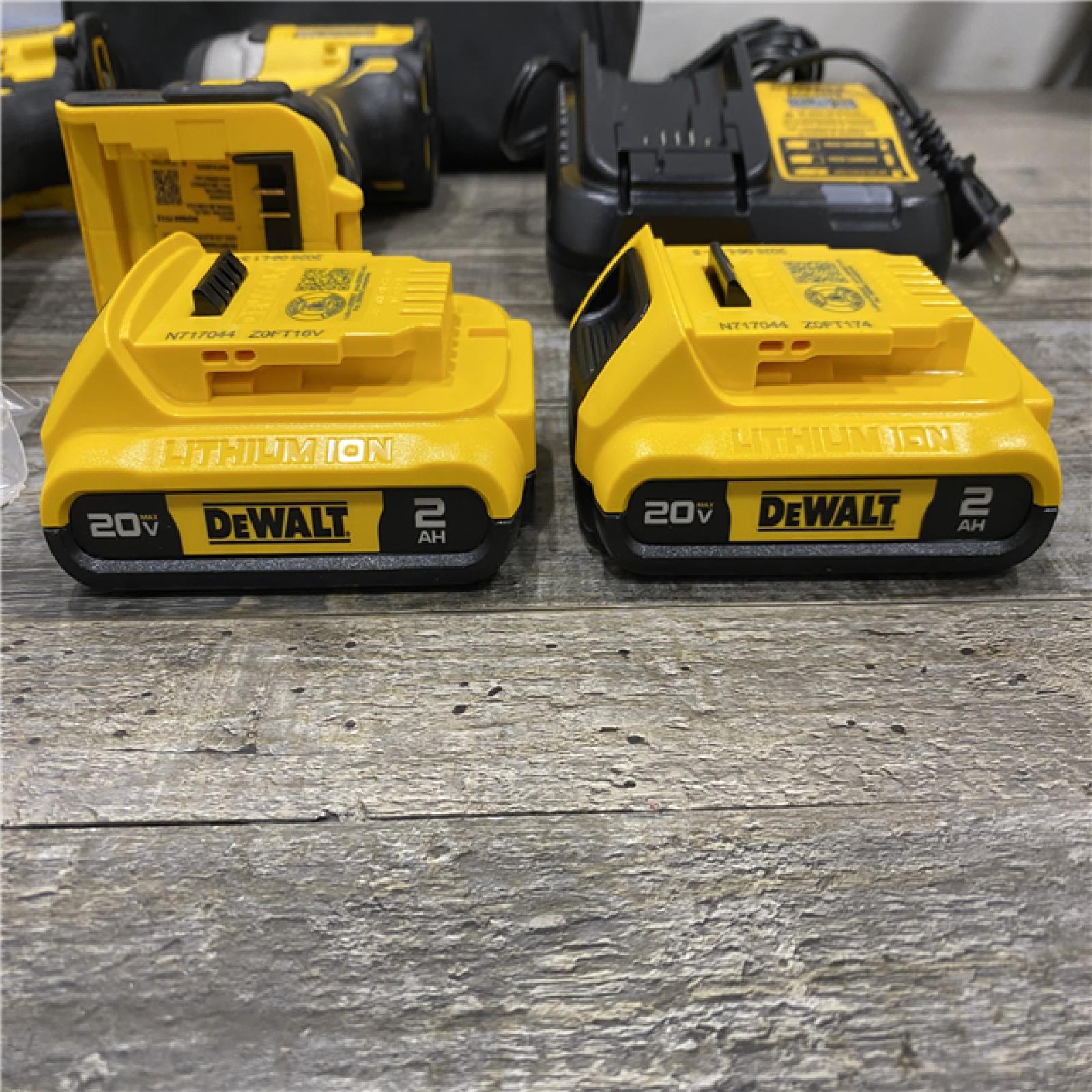 AS-IS DEWALT ATOMIC 20-Volt MAX Lithium-Ion Cordless Combo (2-Tool) Kit