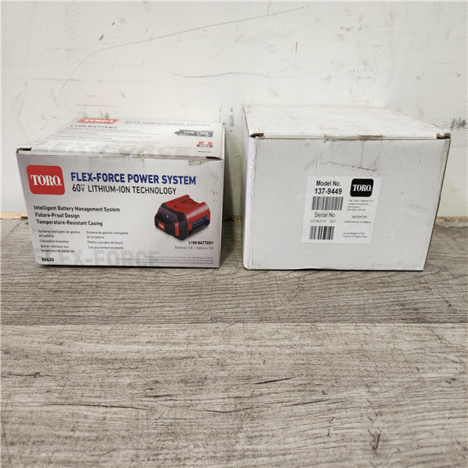 Phoenix Location NEW Toro 60 -Volt, 2 Ah 1 -Pack Lithium Ion (Li-ion) Battery (2-Pack)