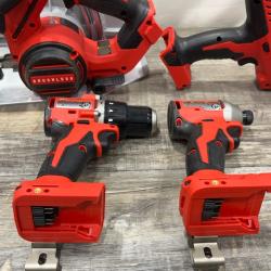 AS-IS Milwaukee 18-Volt Lithium-Ion Brushless Cordless (4-Tool) Combo Kit
