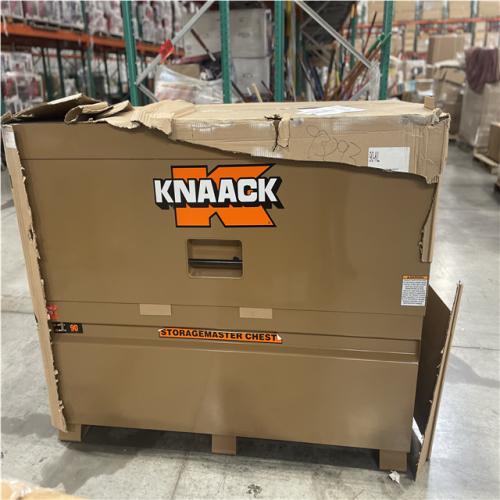 DALLAS LOCATION- AS-IS KNAACK 49 in. W x 30 in. L x 72 in. H  Steel Jobsite Storage Piano Box with Lock