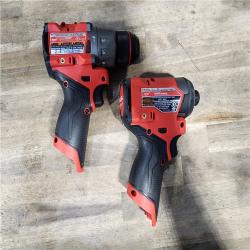HOUSTON LOCATION - AS-IS Milwaukee 3497-22 12V Brushless Hammer Drill and Impact Driver Combo Kit