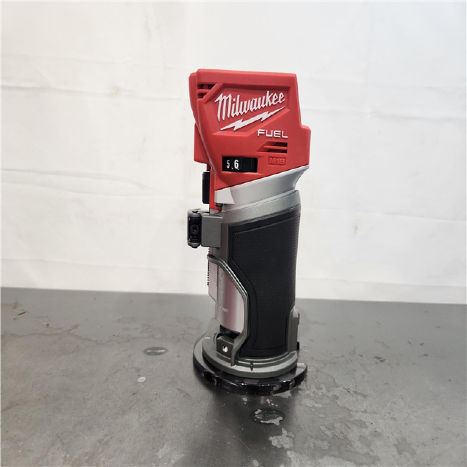AS-IS- Milwaukee M18 FUEL 18V Cordless Li-Ion Compact Router - Bare Tool